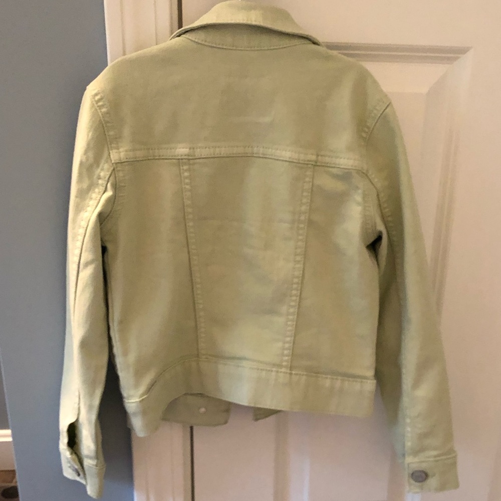 Green denim jacket - Picture 2 of 3
